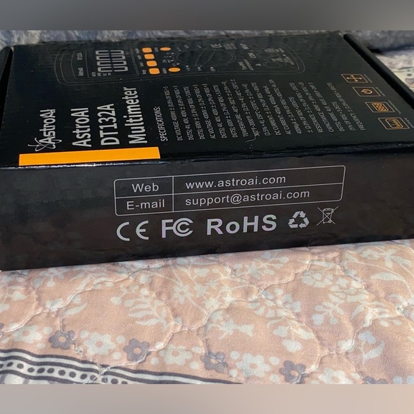 AstrAl Digital Multimeter TRMS 4000 Counts DT132A - Picture 7 of 8